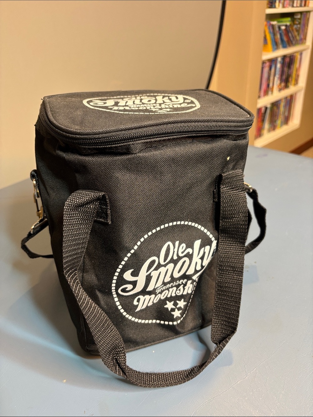 Black Insulated Cooler Tote - Ole Smoky Tennessee Moonshine